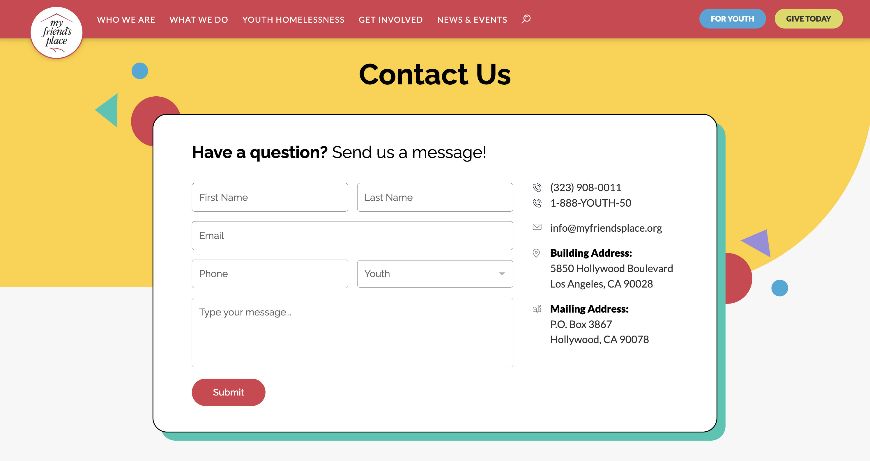 Agency Website still