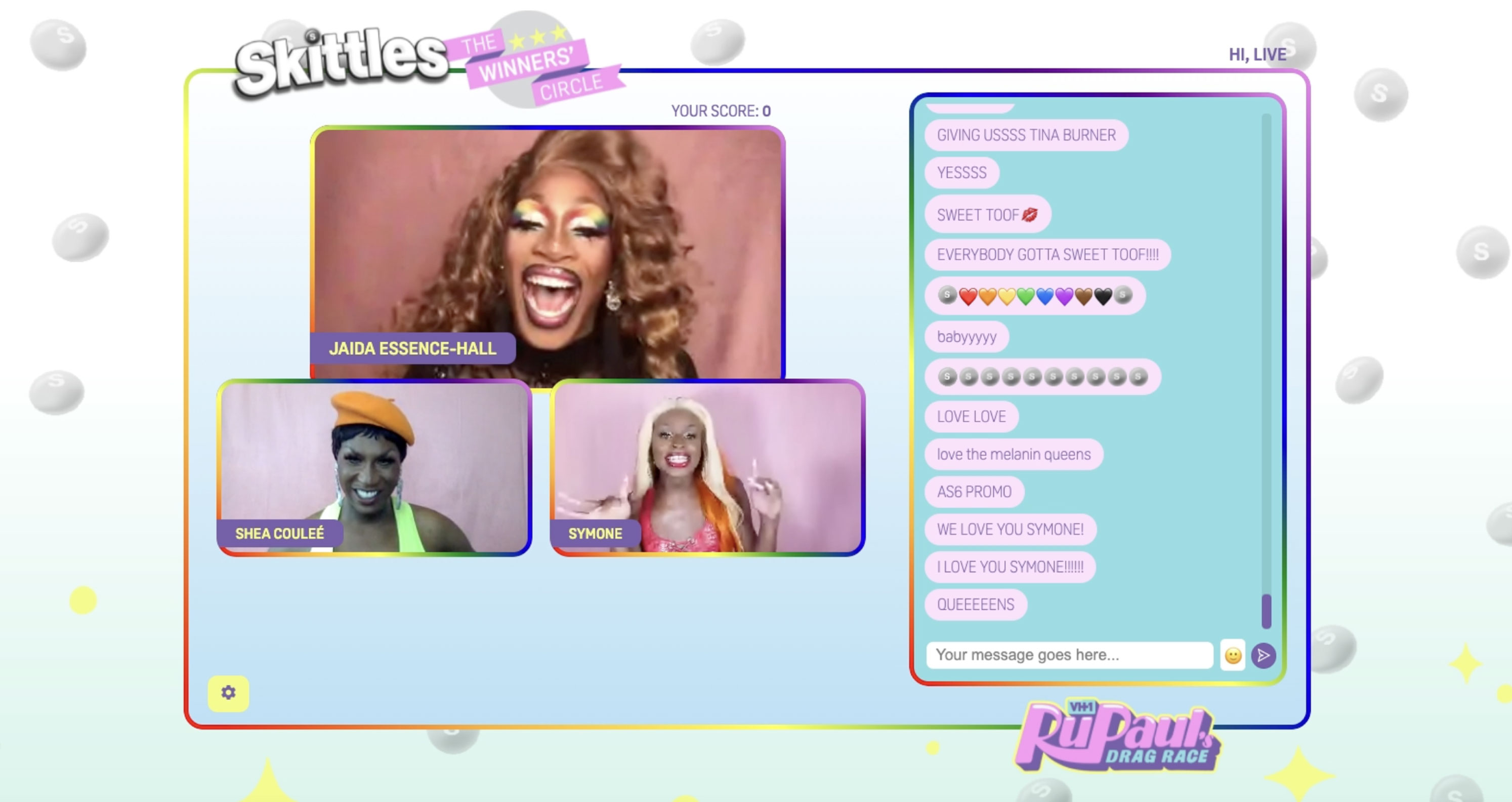 RuPaul's Drag Race Digital Pride Party still