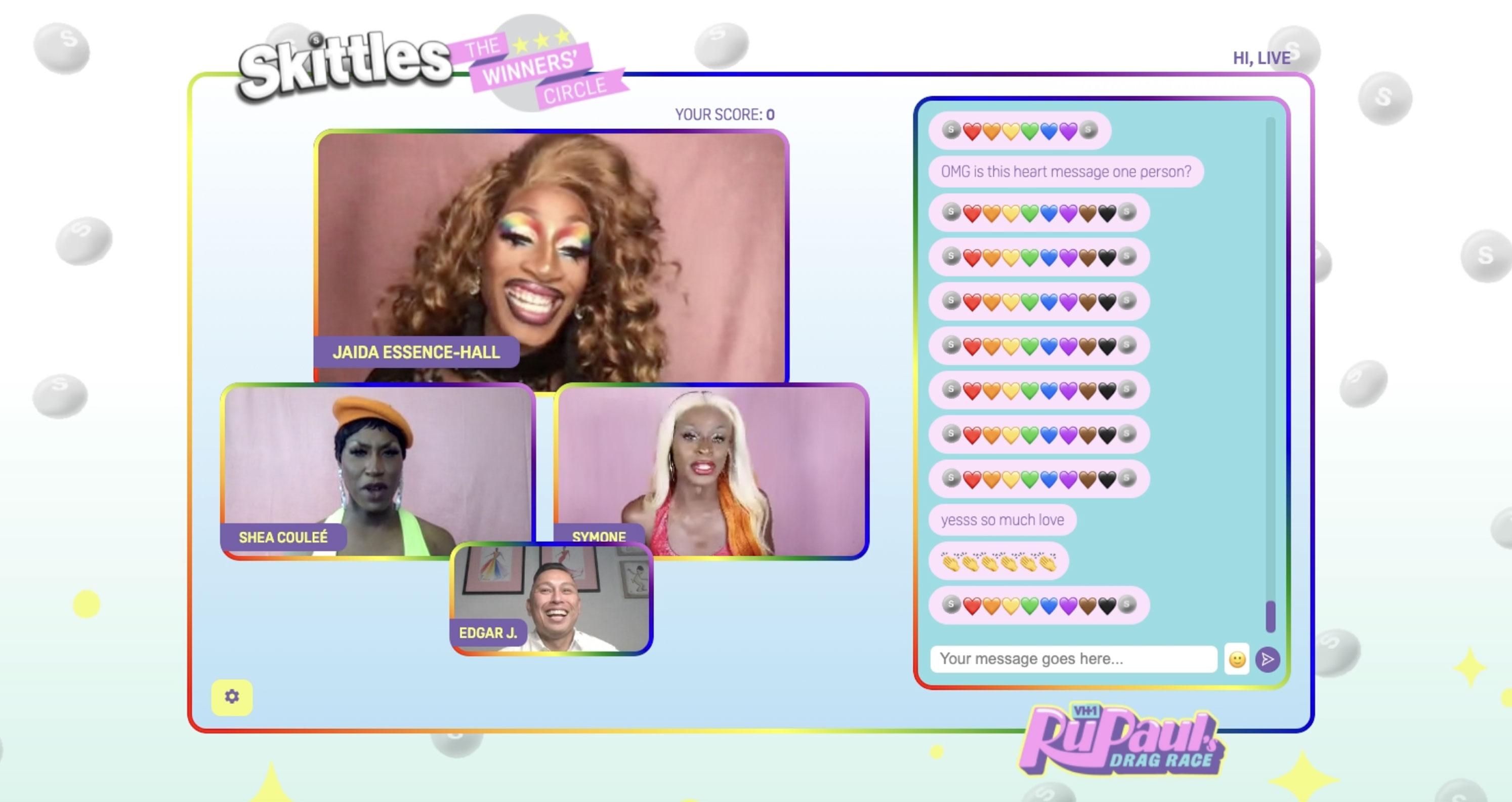 RuPaul's Drag Race Digital Pride Party still